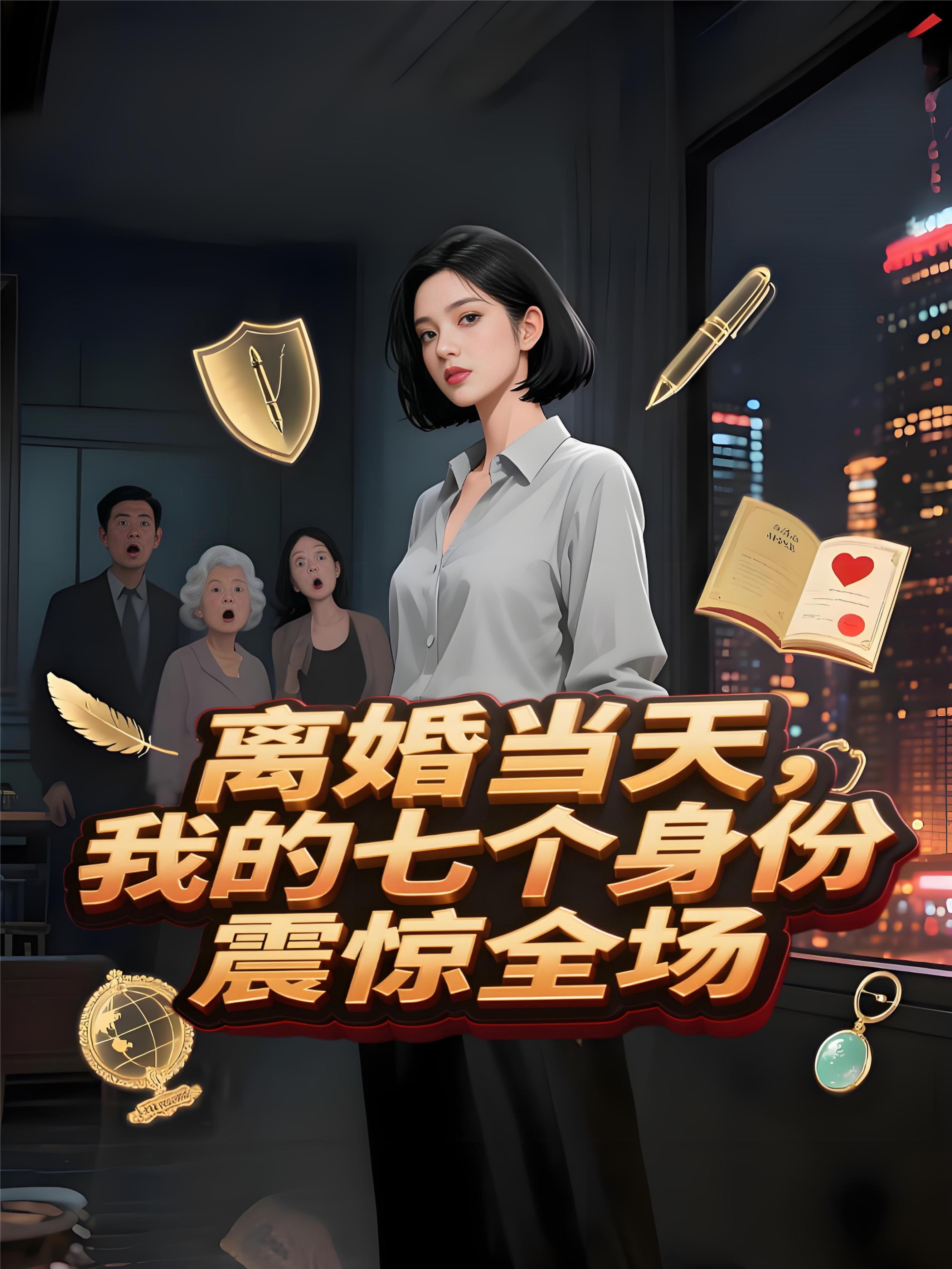 离婚当天,我的七个身份震惊全场