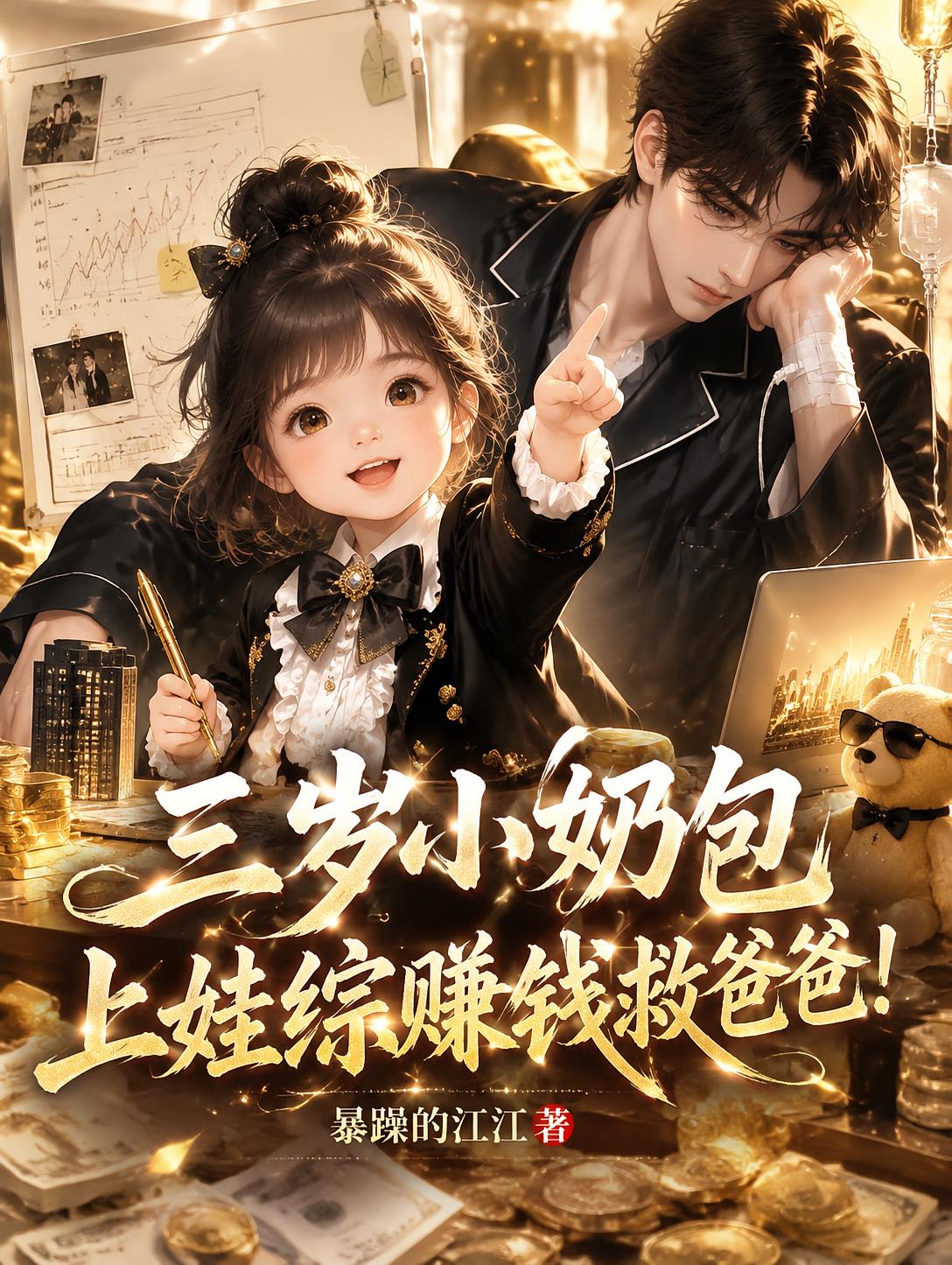 三岁小奶包,上娃综赚钱救爸爸!